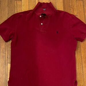 Polo by Ralph Lauren Men's Burgundy Polo Shirt